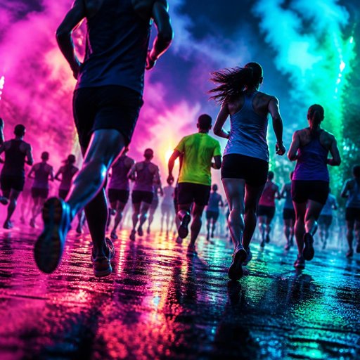 Stars and Strides 5K/10K flyer