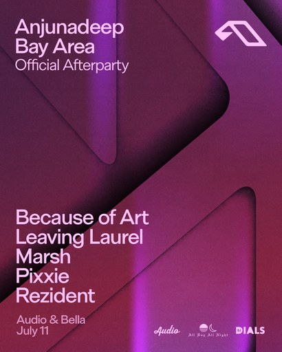 Anjunadeep Bay Area Official After-Party flyer