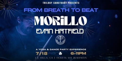 Breath to Beat with Morillo, Evan Hatfield & Mycelial flyer