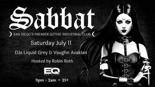 Club Sabbat: Midsummer Shadows - Liquid Grey, Vaughn Avakian flyer