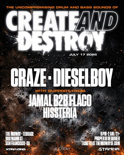 Craze x Dieselboy flyer