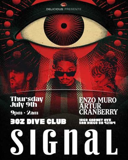 Enzo Muro, Artur & Cranberry flyer