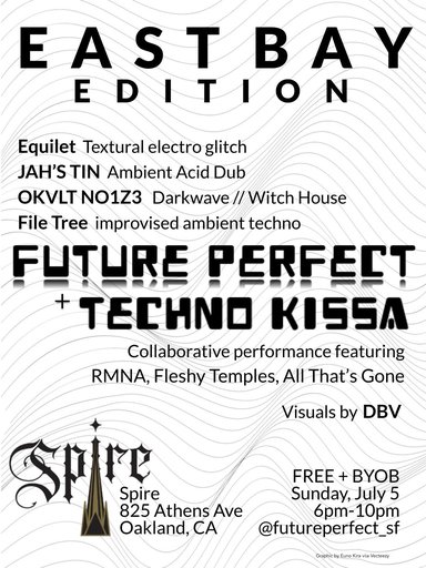 Future Perfect Techno Kissa flyer