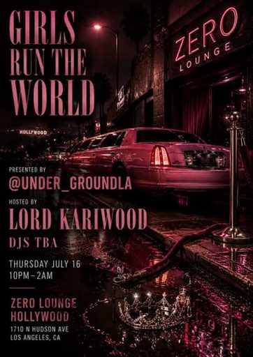 Girls Run The World flyer