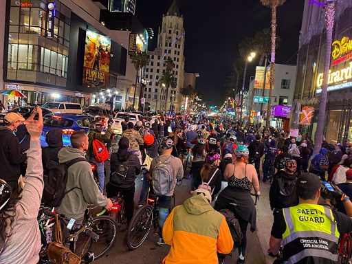 LA Critical Mass – July Ride flyer