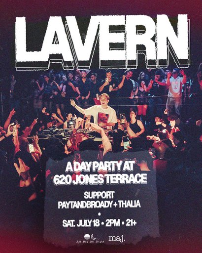 Lavern Day Party flyer