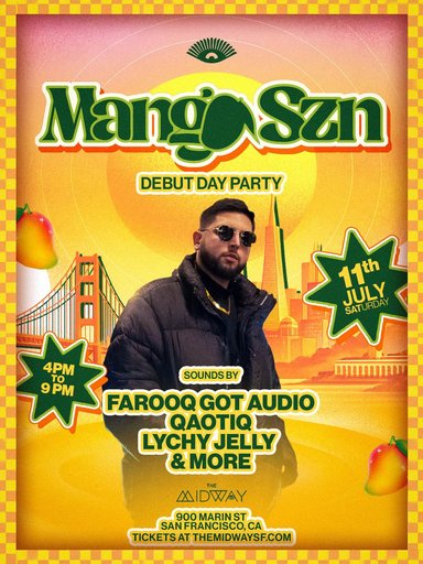 Mango Szn Debut Day Party flyer