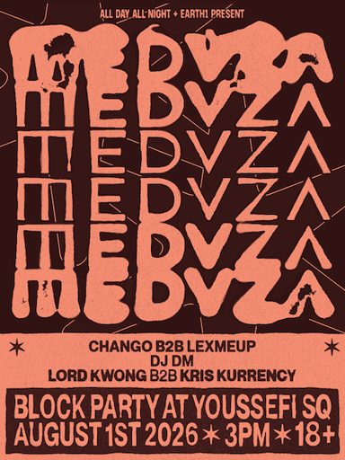 Meduza Block Party flyer