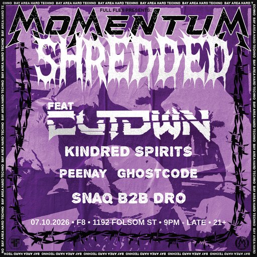 Momentum: Shredded ft Cutdwn flyer