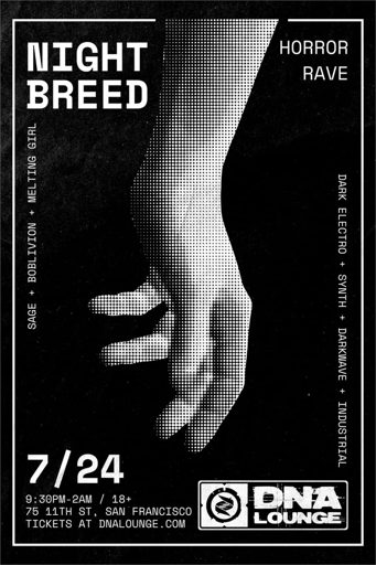 Nightbreed: Horror Rave flyer