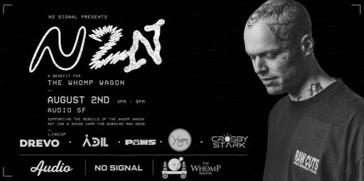 No Signal San Francisco: The Whomp Wagon Fundraiser flyer