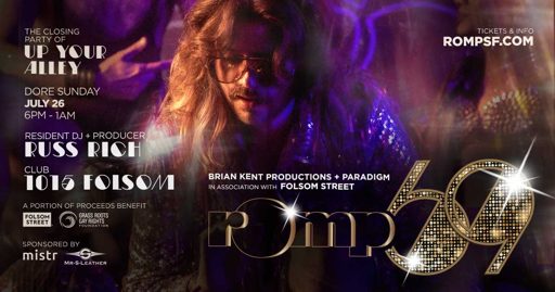 ROMP T-Dance: ROMP 69 – The Dirty Discotheque flyer