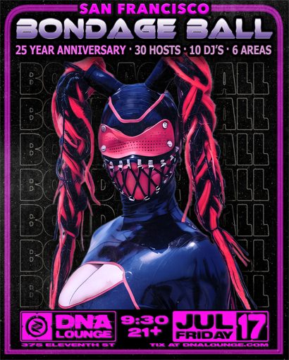 SF Bondage Ball: 25th Anniversary flyer