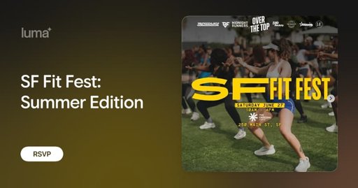 SF Fit Fest (Summer Edition) flyer