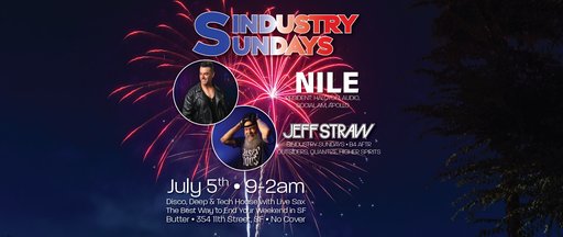 Sindustry Sundays: 4th of July – NILE, Jeff Straw flyer