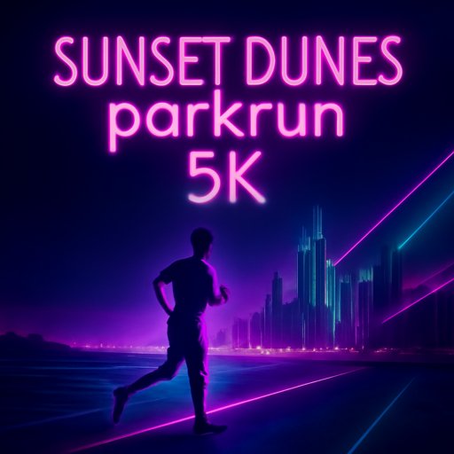 Sunset Dunes parkrun 5K flyer