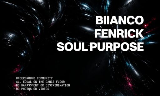 Work Harder: Biianco, Fenrick & Soul Purpose flyer